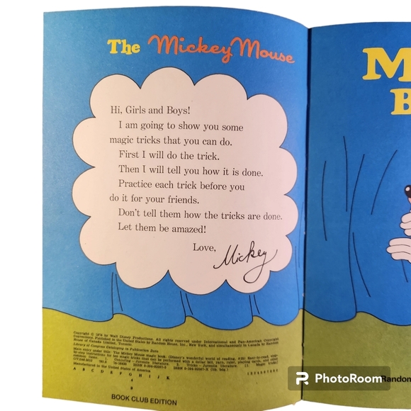 Set of 3 Vtg 1970's Disney Mickey Mouse Books Hardcover - Picture 10 of 14